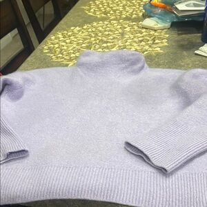 Vince Light Purple Turtleneck Sweater